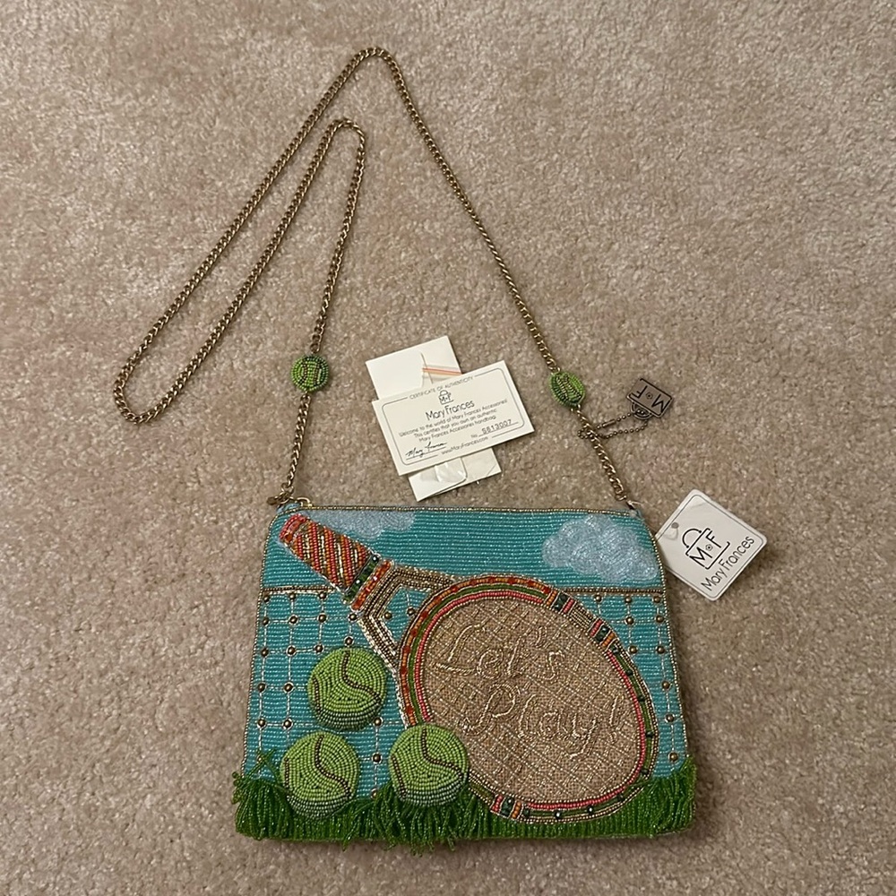 Mary Frances Beaded Tennis Bag